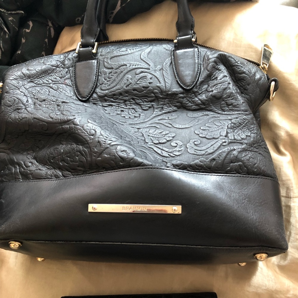 brahmin bag and wallet